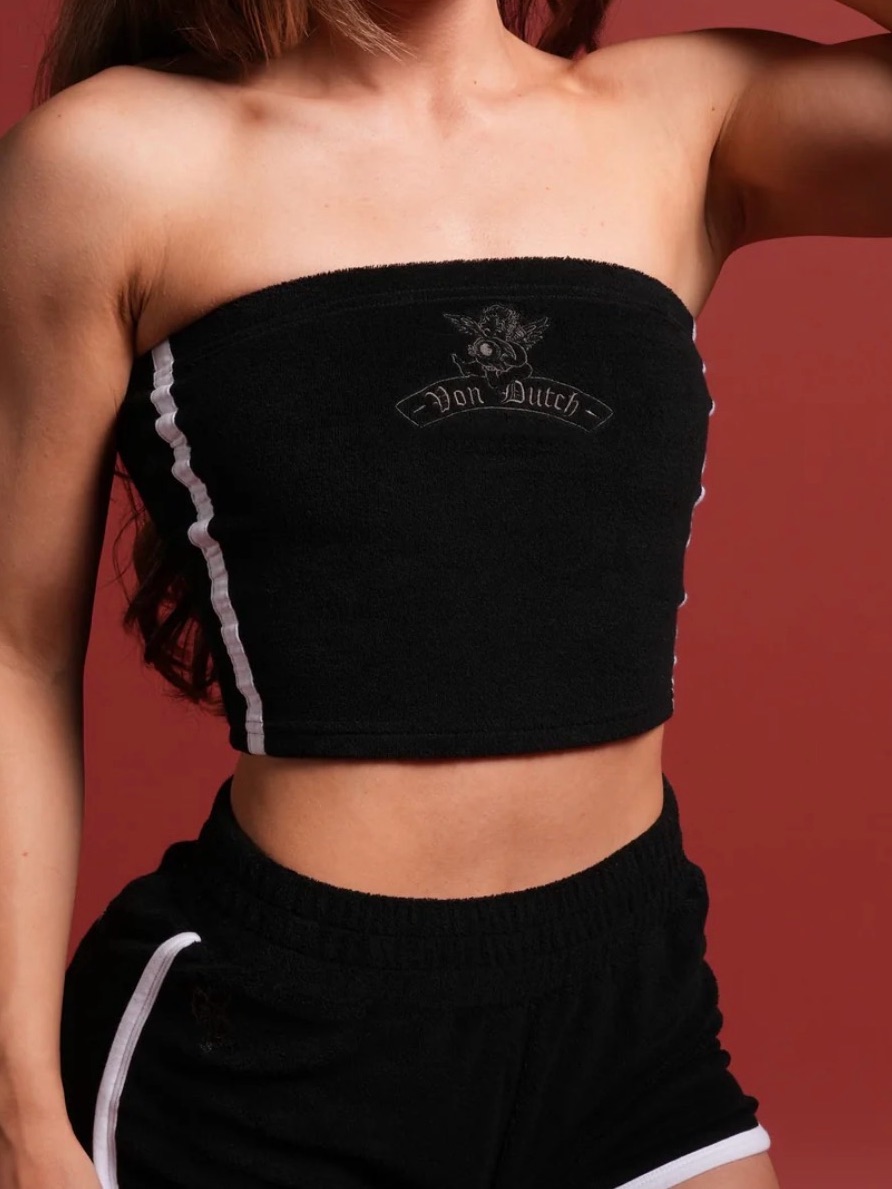 Xs Darc Sport Covenant "Tia" Tube Top In Black Brand New
